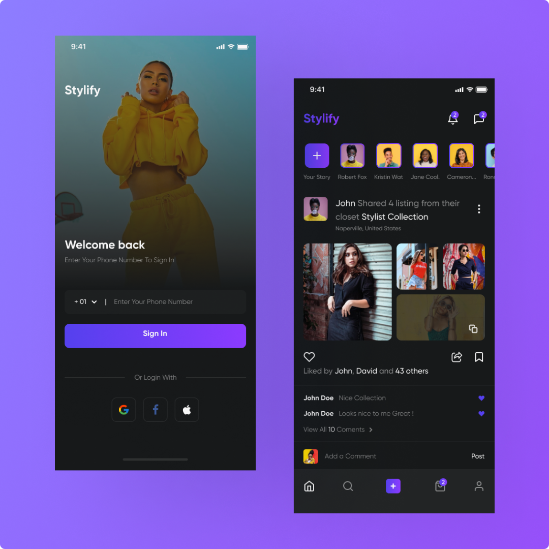 Stylify Social App
